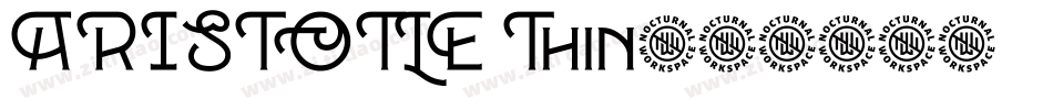 ARISTOTLE Thin字体转换